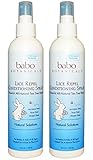 Babo Botanicals Lice Repel Conditioning Spray, Powerful All-Natural Tea Tree Blend, With Calendula, Meadowsweet and Chamomile, 8 fl. oz. (Pack of 2)