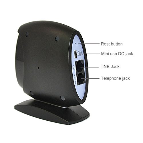 Wireless Bluetooth Landline Phone Adapter Telephone & Headset Hands