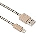Uker Certified 3 Feet / 1 Meter Nylon Braided Lightning to USB Cable for iPhone, iPad and iPod - (5 Pack)