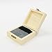 issiki Premium Whiskey Stones for Whiskey and Other Beverages, Set of 6 Grey Beverage Chilling Stones, Natural Soapstone, Packaged in an Exclusive Wooden Gift, with Velvet Carrying Pouch