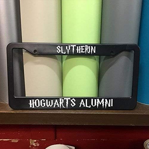 Slytherin Hogwarts Alumni License Plate Holder