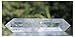 6 Sided Prism Style Clear Natural Quartz Crystal Double Terminated Point 3 Inch Wand