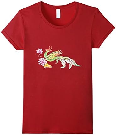 Womens WildFlower Peacock Feathers Harvest Colors Peacocks T Shirt XL Cranberry