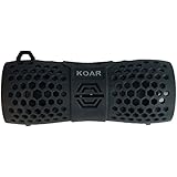 KOAR BeBox Bluetooth Waterproof Speaker Delivering A Superior Rechargeable Portable Wireless Sound System, Black