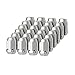 DPAccessories 24 Chrome 12x1.5 Closed End Bulge Acorn Lug Nuts - Cone Seat - 19mm Hex LCB3B6HC-CH04024
