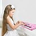 Piano Keyboard for 2-6 year old Girls, 2018 Improved Version 61 Key Portable Electronic Piano Keyboard Music Piano Toys with Microphone 2 3 4-6 Year Old Girl Gifts Christmas Gifts Pink