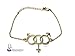 Alternative Intentions MFM Threesome Chain Anklets Black, Silver and Gold - Hotwife - Queen of Spades - Cuckoldress - Swinger