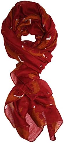 Ted and Jack - Fox Hunt Stylish Print Fall Scarf (Rust)