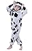 Newcosplay Children Unisex Pajamas Kids Animal Costume Cosplay Sleeping Wear (125, Cow)