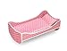 Badger Basket 3-in-1 Trolley Doll Carrier with Rocking Bed and Bedding – Adorable Pink Polka Dot Design for 18-Inch Dolls