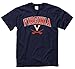 Virginia Cavaliers Adult Arch and Logo T-Shirt - Navy