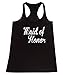 P&B The Brides Maid of Honor Women's Tank Top, S, Black