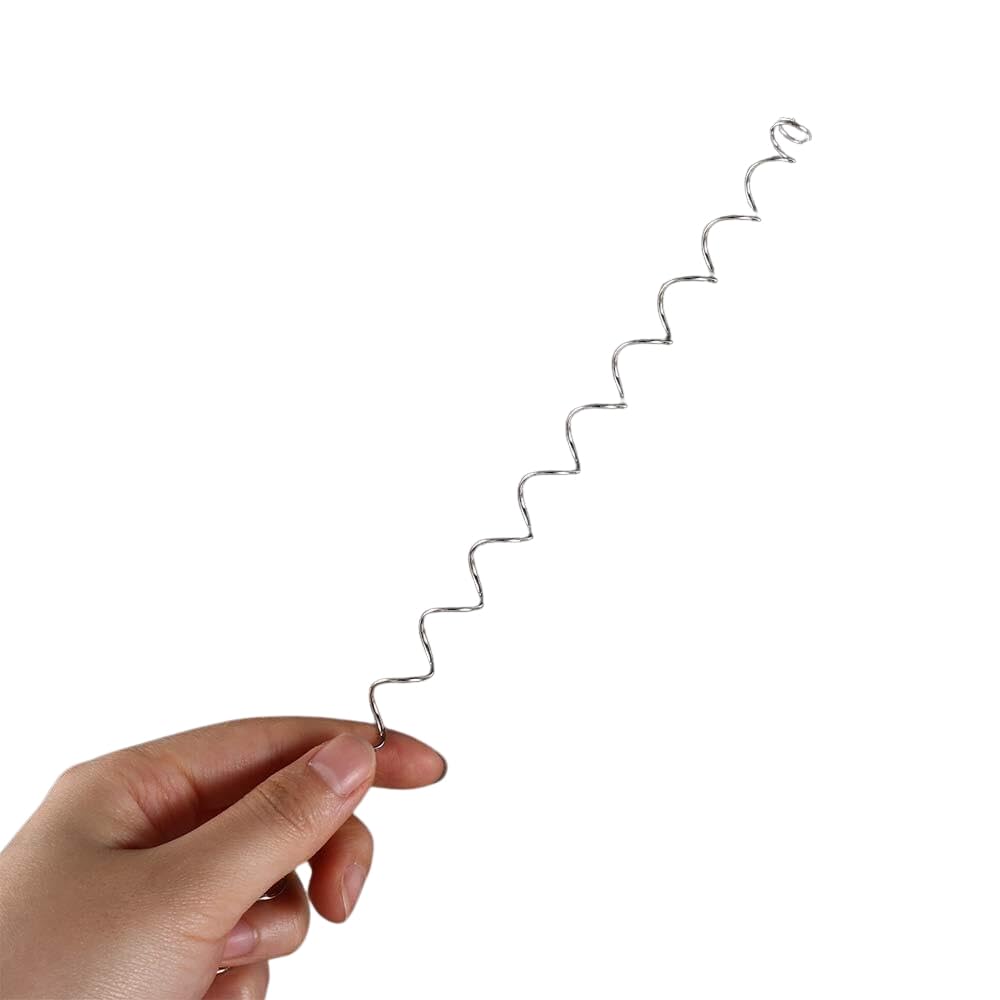 MilesMagic Wonder Wire – Mesmerizing Spiral Illusion Trick | Durable Metal Mephisto Spiral | Optical Desk Display, Conversation Piece & Stress Reliever for Adults