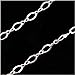 Beadaholique Sterling Silver Figure Eight Chain, 2mm, Unfinished, by The Foot