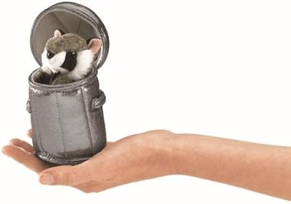 raccoon finger puppet