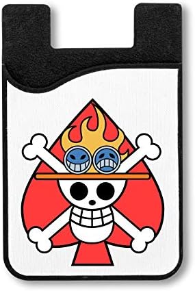 One Piece Anime Pirates Flag Credit Card Holder for Smartphone