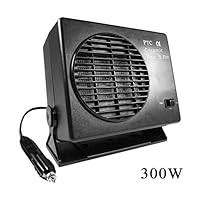 S WIDEN ELECTRIC Universal DC12V Car Fan Heater, Portable Window Defroster Vehicle Heater Cooling and Heating 2 in 1 Fan
