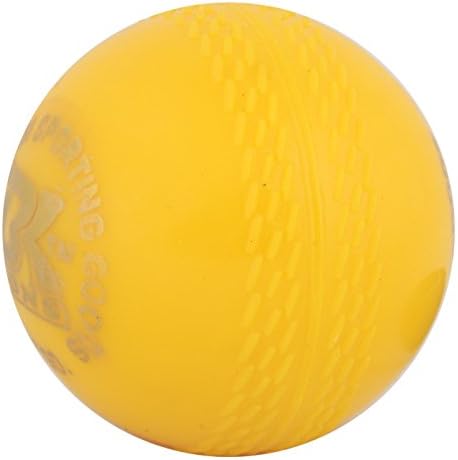 BKM Wind Cricket Ball for Tennis Garden Play Pack of 6 (Yellow)