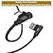 Right Angle Charging Cable USB Fast Charger Nylon Braided Data Cord 90 Degree Elbow Game Video Watching Compatible for iPhone Xs/XS Max/XR/X/8/8Plus/7/7 Plus/6/6 Plus/ 5/5S iPad More(Black)