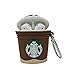 Airpods Case, 3D Cute Cartoon Airpods Cover Soft Silicone Rechargeable Headphone Cases,Shockproof Protective Premium Silicone Cover and Skin for Apple AirPods 1st/2nd Charging Case (Starbucks Cup)