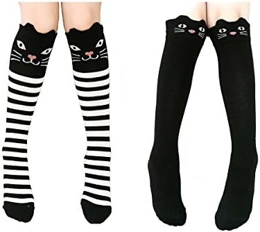 Girls Kids Over the Calf Knee High Socks Stockings