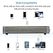 ASIYUN Computer Speakers for Desktop, Wired and Wireless Computer Sound Bar, Stereo USB Powered Mini Soundbar Speakers for PC Tablets Laptop Desktop Projector Cellphone