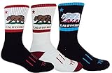 MOXY Socks CALIFORNIA LOVE Premium Crew 3-Pack
