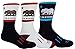 MOXY Socks CALIFORNIA LOVE Premium Crew 3-Pack