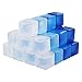 Thornton's Reusable Plastic Ice Cubes, Assorted Colors (32 Cubes) (Fun, 32) (Icy Blues, 32)