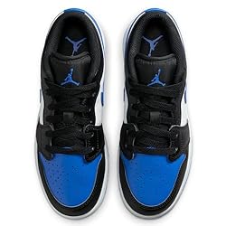 Jordan Big Kid's Air 1 Low White/Royal