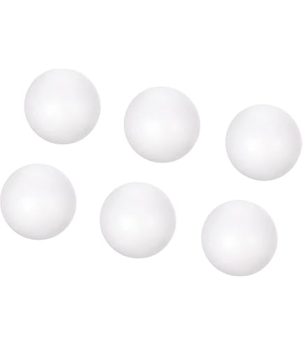 Foam Ball DMiotech 1 Pack 0.1-in Foam Beads Ball Polystyrene Round ...