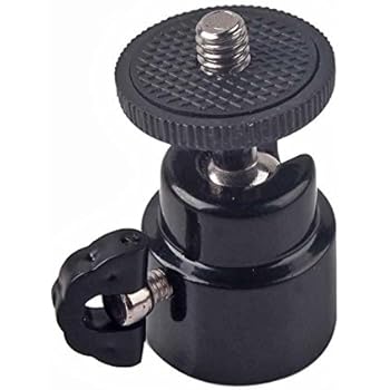 1/4" Mini Ball Head Bracket Holder Mount Tripod for DSLR Camera DV LED Light Black