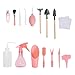 Elitao 22 Pieces Succulent Planting Tools Kit, Mini Gardening Hand Tools Set – Potting,Cactus, Bonsai, Transplanting Tools + PU Nylon Gloves Coated Palm Anti-Static + Gardening Mat (Pink)thumb 4