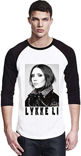 Lykke Li Portrait Unisex Baseball Shirt X-Large