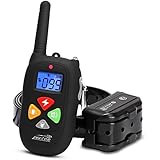 PESTON Dog Training Collar Upgraded 2000ft Remote Rechargeable Waterproof Electric Shock Collar Beep Vibration Shock Small Medium Large Dogs