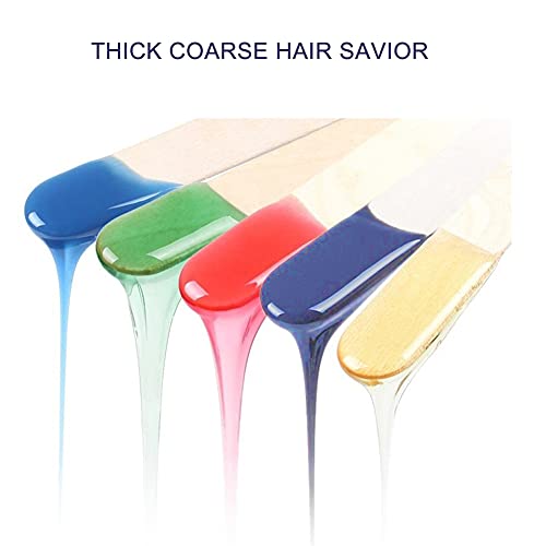 Wax Beads，hard Wax Beads，Household Sugar Waxing Kit for Women，mermaid Wax for Painless Hair Removal Includes 5 Bags of Hard Wax Beads and 10 Wax Applicator Sticks，brazilian Wax Kit