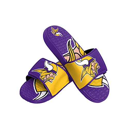 FOCO Minnesota Vikings NFL Mens Colorblock Big Logo