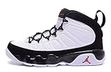Air Jordan 9 lovers shoes Black and white