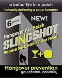 Ntrinsiq Works Slingshot - hangover Prevention Patch - Made With B-Complex (B1, B2, B3, B5, B6, B7, B9, B12), N-acetyl Cysteine & Ginseng (30 Pack)