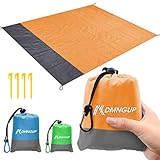 Beach Blanket Sand Proof & Compact Pocket Blanket Soft Drying Ripstop Nylon Beach Mat for Outdoor, Waterproof Picnic Mat for Travel, Hiking, Camping, Festival,Super Large Beach Mat Perfect for Family