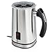 Brewberry Automatic Milk Frother & Heater for Extra Foamy Cappuccino, Latte & More, Cordless Electric Hot and Cold Drink Frothing Mug with Detachable Base for Easy Serving, Stainless Steel