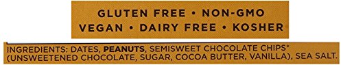 LARABAR GLUTEN FREE BAR, PEANUT BUTTER CHOCOLATE CHIP, 1.6 OZ BARS (16 COUNT), WHOLE FOOD GLUTEN FREE BARS, DAIRY FREE SNACKS
