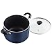 Cook N Home Nonstick Stockpot with Lid, 8 Quart, Blue