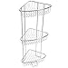 ToiletTree Products Rust Proof Stainless Steel Shower Floor Caddy, 3 Tiers