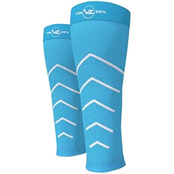 Calf Compression Sleeve Toeless Socks - Improve Circulation for Shin Splint- Best Footless Leg Support Sleeves for Calves - Calf Pain Recovery - Calf Guard for Running, Cycling, Maternity, Travel
