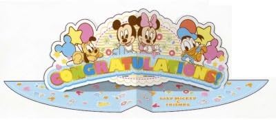 Amazon Co Jp ベビーミッキー フレンズ おめでとう キャラポップアップディズニーグッズ メッセージカード 通販 文房具 オフィス用品