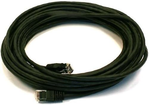 New 25ft 7.5m Black 25' Ft Rj45 Cat5 Cat5e Ethernet Lan Network Internet Computer Patch Cable