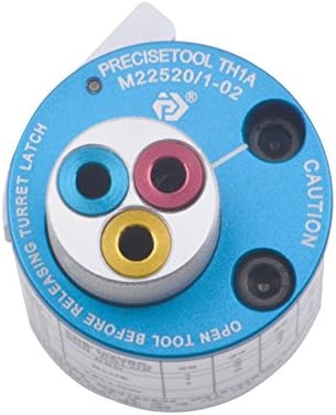 PRECISETOOL TH1A(M22520/1-02) Position Turret Head for YJQ-W2A(AF8,M22520/1-01) Wire Crimper,Crimp Contacts 12#,16#,20# PIN/SOC