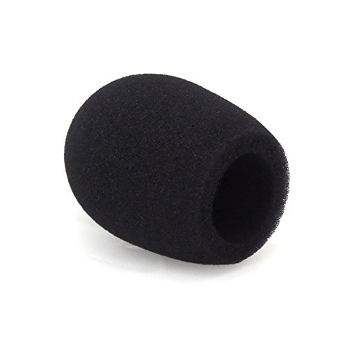 Performance Plus Deluxe Black Foam Barrel Style Microphone Windscreen (WS-2)