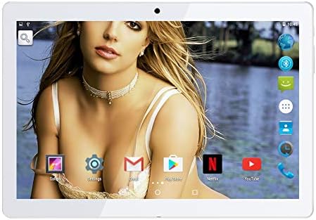 10.1" Inch Google Android Tablet,PADGENE Android7.0 Phablet Tablet Quad Core Pad with Dual Camera, 1GB Ram+16GB Disk, Wifi, Bluetooth, 1280x800 HD IPS screen, Google Play (QT-10.1 RoseGold)